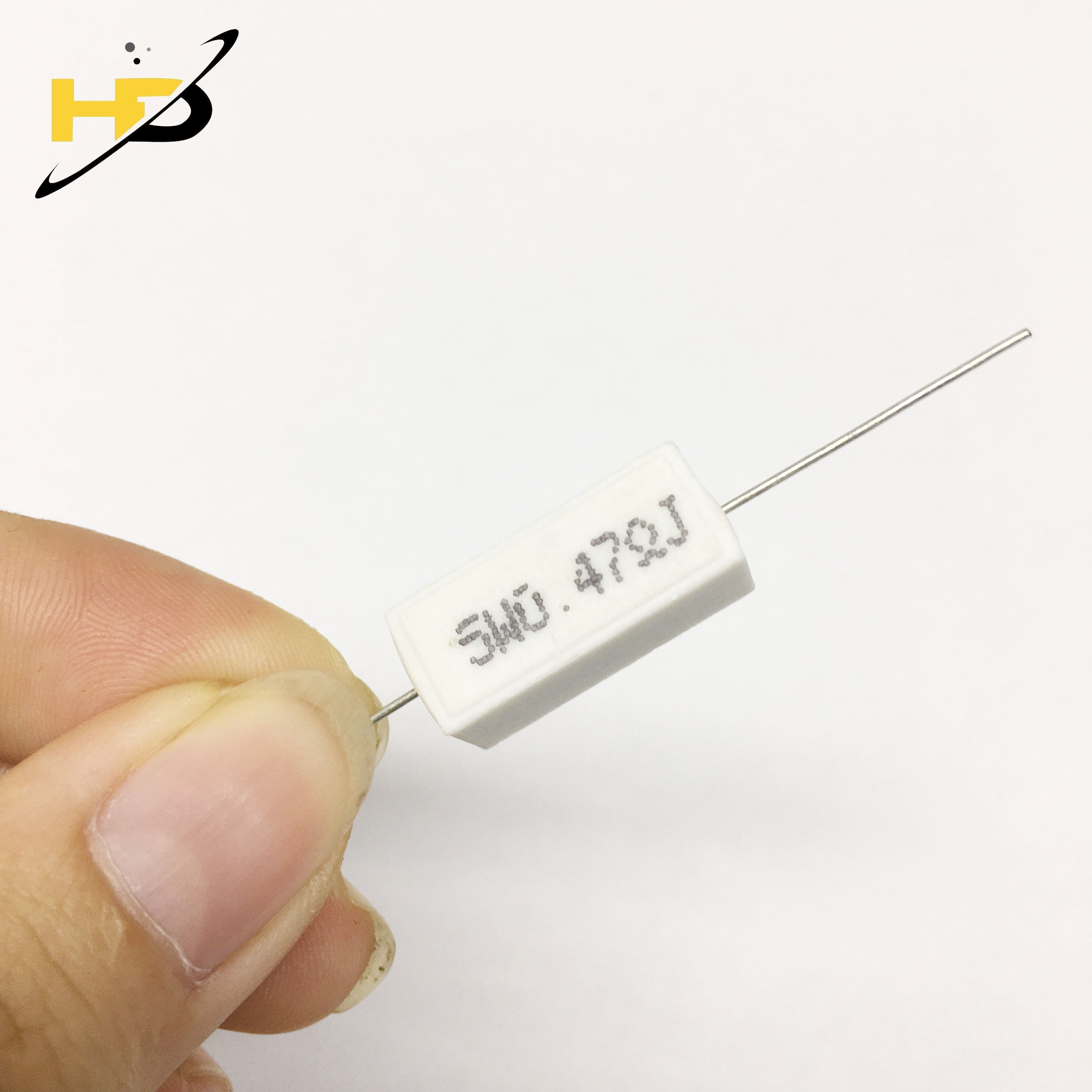 Điện Trở Sứ Dáng Nằm 5W 0.47R Sai Số 5%