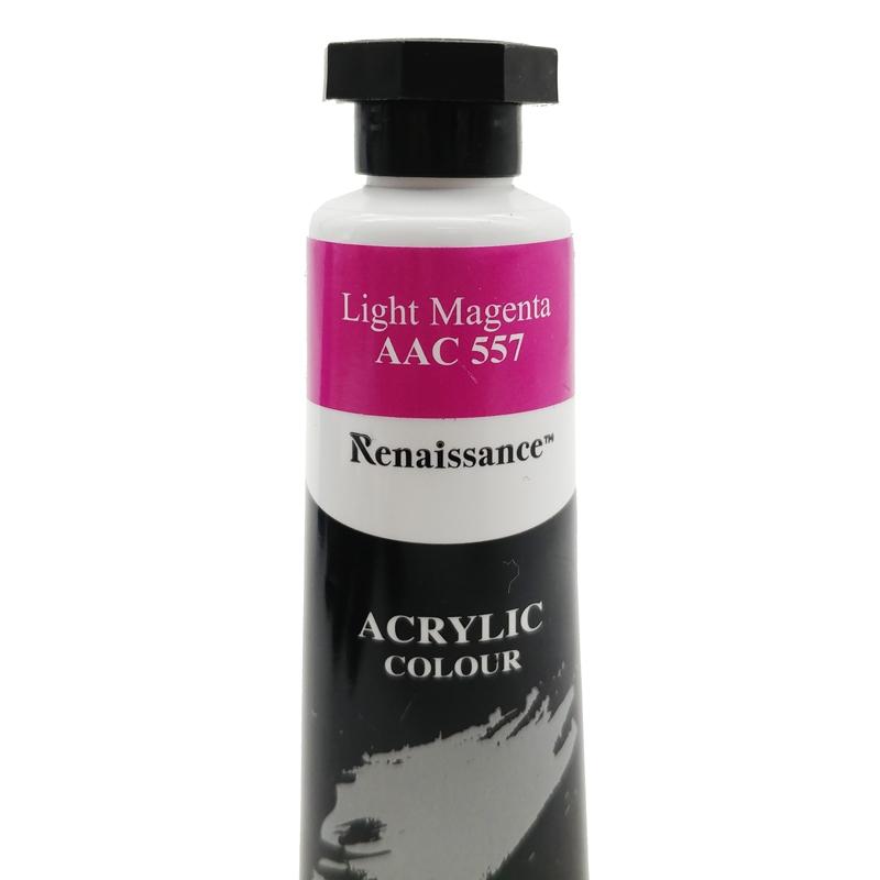 Tuýp Màu Acrylic 45 ml - Renaissance #557 - Light Magenta