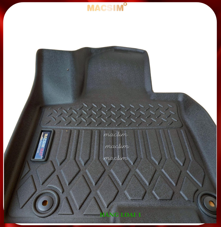Thảm lót sàn xe ô tô sd Hyundai Tucson 2022+ Nhãn hiệu Macsim chất liệu nhựa TPE cao cấp màu đen