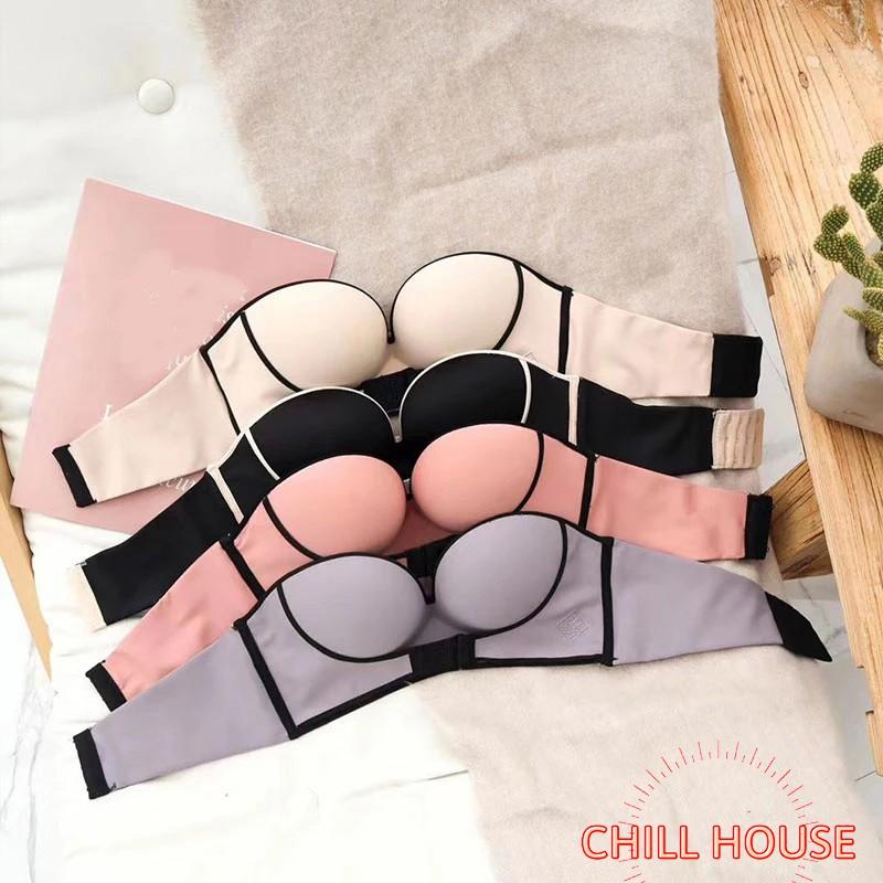 Áo Lót Chống Tụt cài ngực trước Nâng Ngực PHỐI VIỀN - CHILLHOUSE
