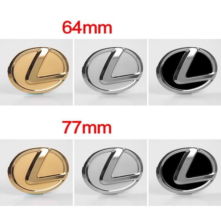 Logo biểu tượng gắn vô lăng xe ô tô Lexus