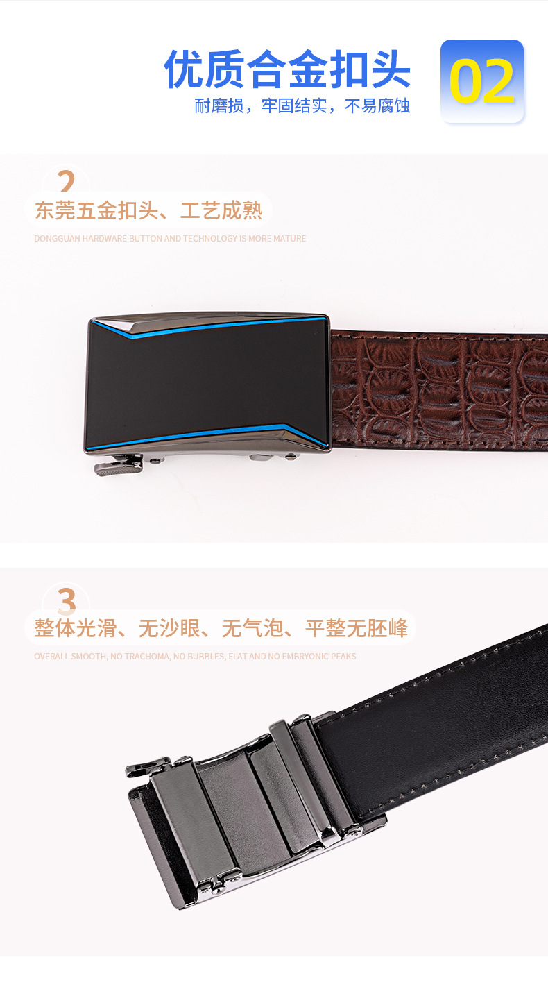 Thắt lưng nam DA BÒ THẬT - BEE GEE N8045