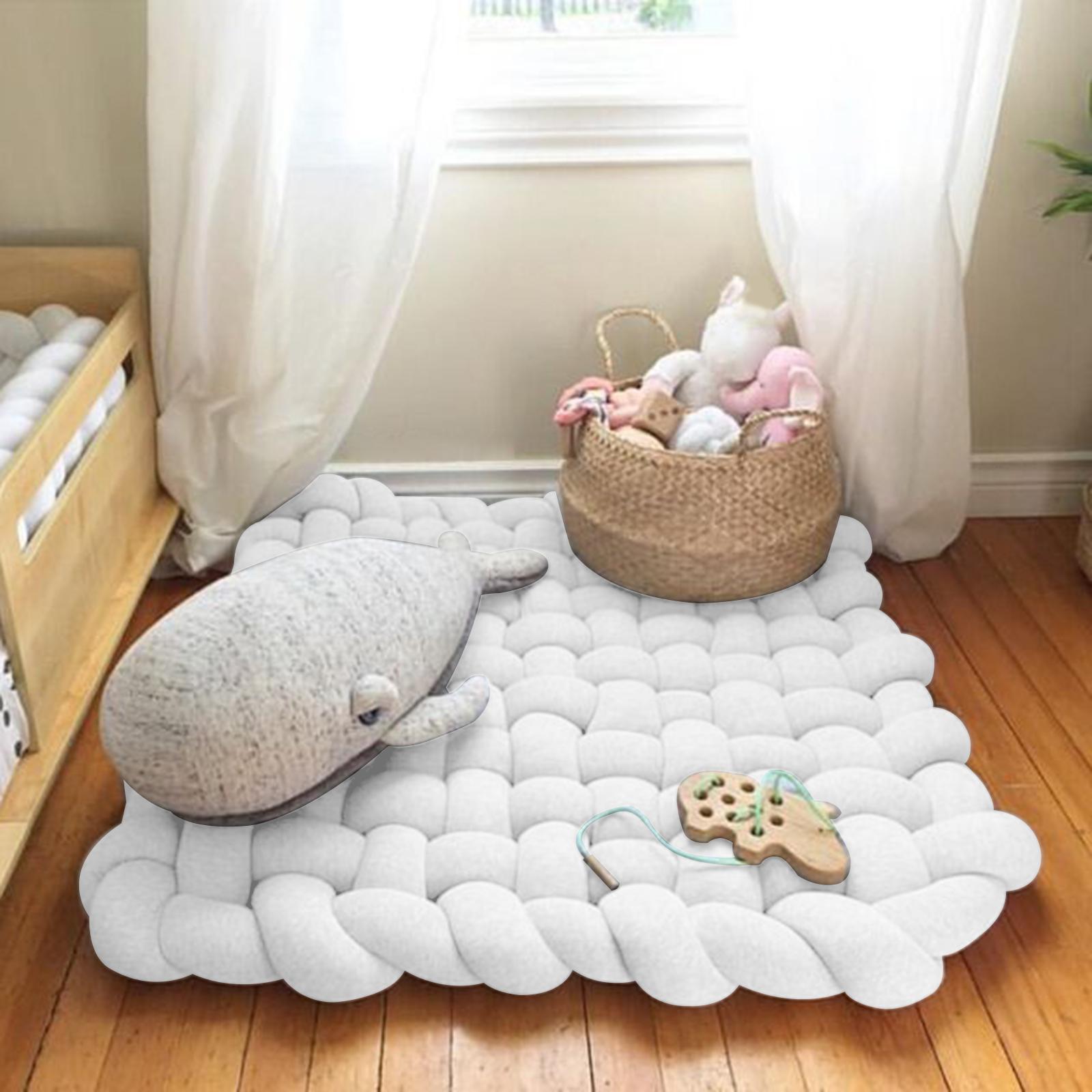 Knitted Yarn Blanket Handmade Thick Soft for lounge Sofa