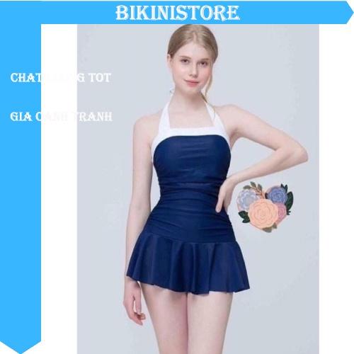 BIKINI Liền Thân Nơ Trắng Phối Váy - BIKINISTORE