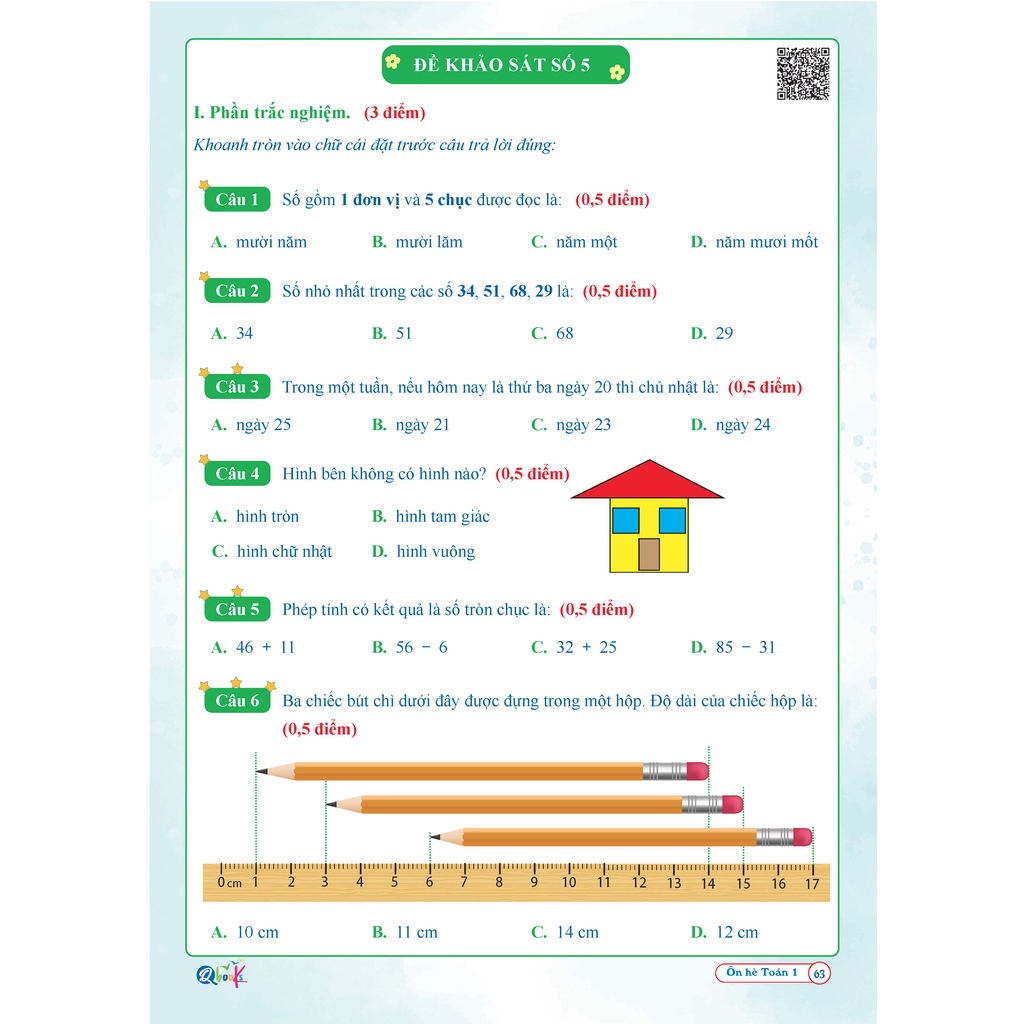 Sách - Combo Ôn Hè Toán và Tiếng Việt 1 - Chương Trình Mới - Dành cho học sinh lớp 1 lên 2