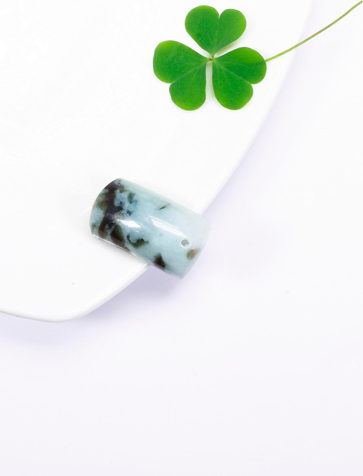 Mặt dây chuyền đá cẩm thạch mệnh hỏa , mộc - Ngọc Quý Gemstones