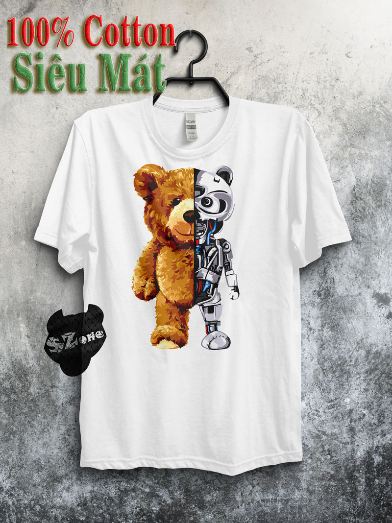 Áo Phông Nam Cotton 100% In Hình 3D Cao Cấp Có Big Size - Áo Thun Nam Ngắn Tay Chất Mát Mùa Hè SZone PM59