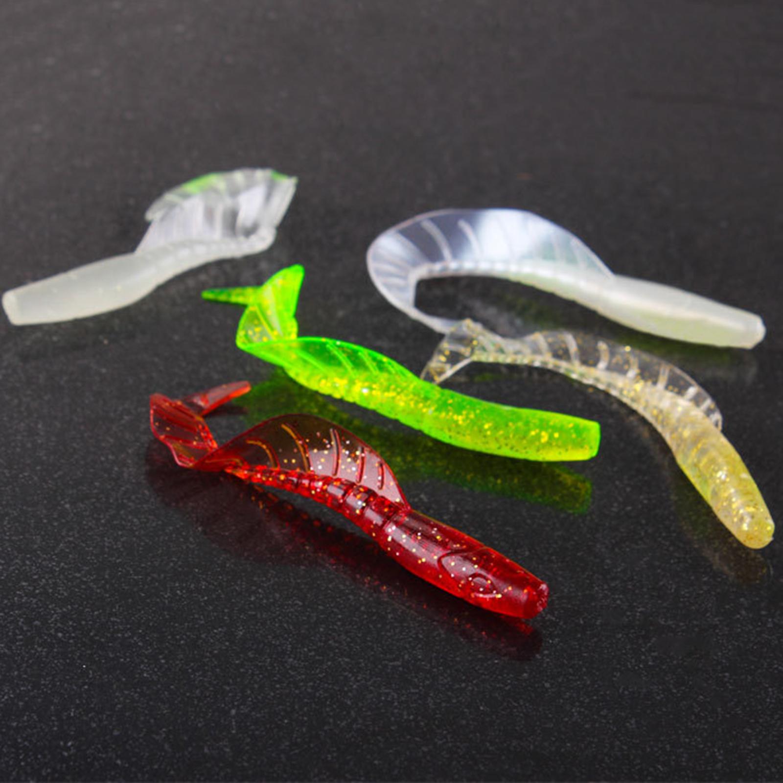 10Pcs Soft Fishing Lures Baits Swimbaits Lures for Fishing Trout