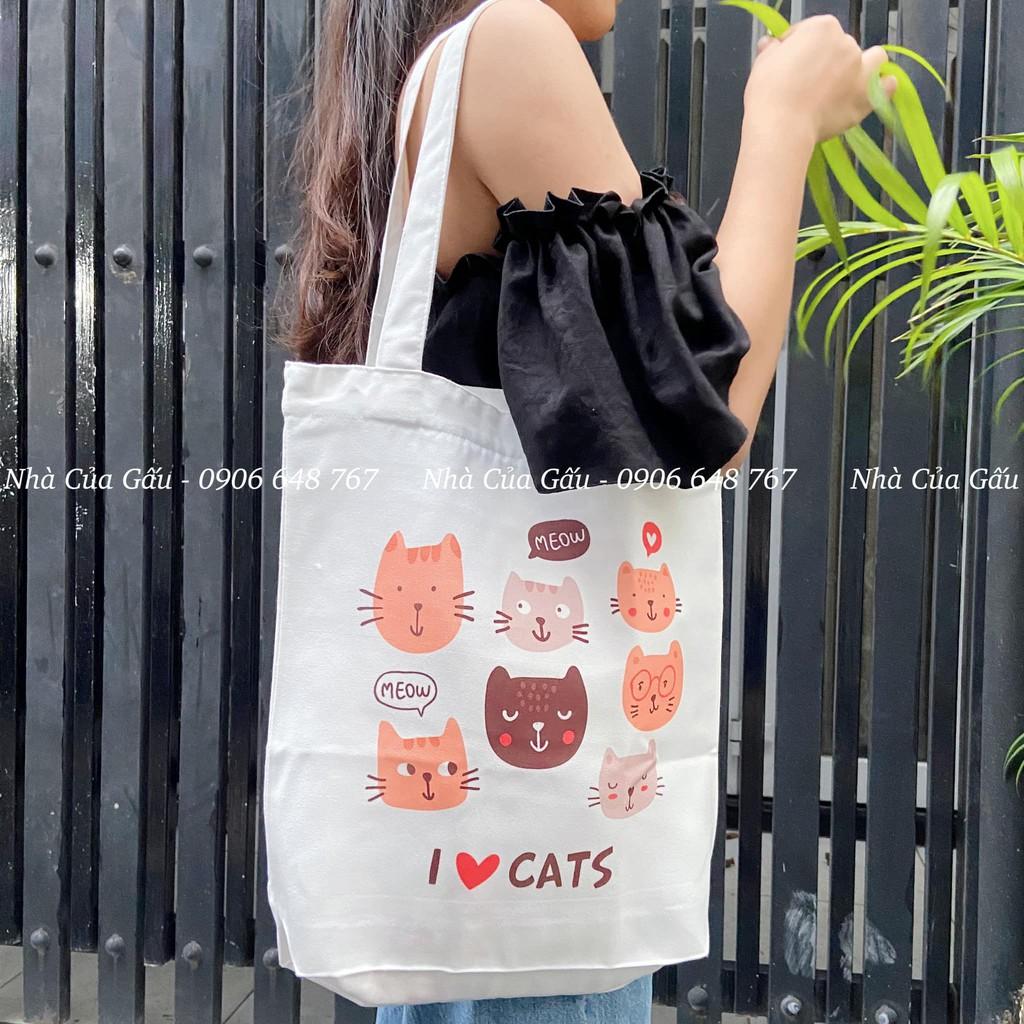 Túi tote vải canvas xịn tổng hợp nhiều mẫu