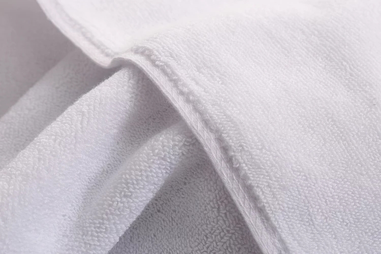 Combo 2 Khăn Tắm Cotton kt 70cm x 140cm trọng lượng 500gram màu trắng