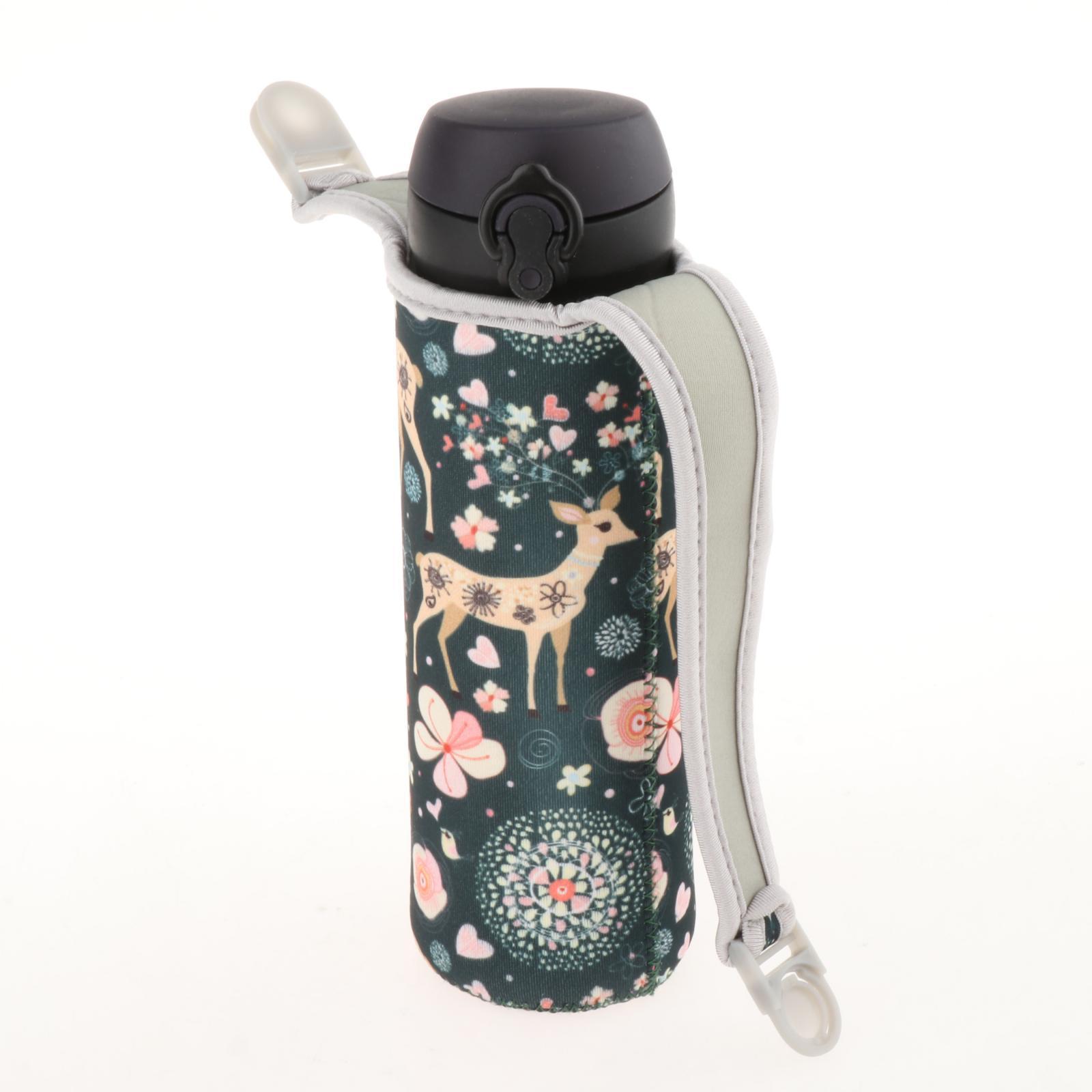 Water Bottle Sleeve Dustproof Bottle Cup Carrier Pouch for Gym Camping