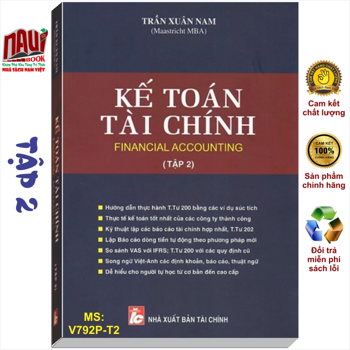 Sách Kế Toán Tài Chính (Tập 1) - MBA Trần Xuân Nam