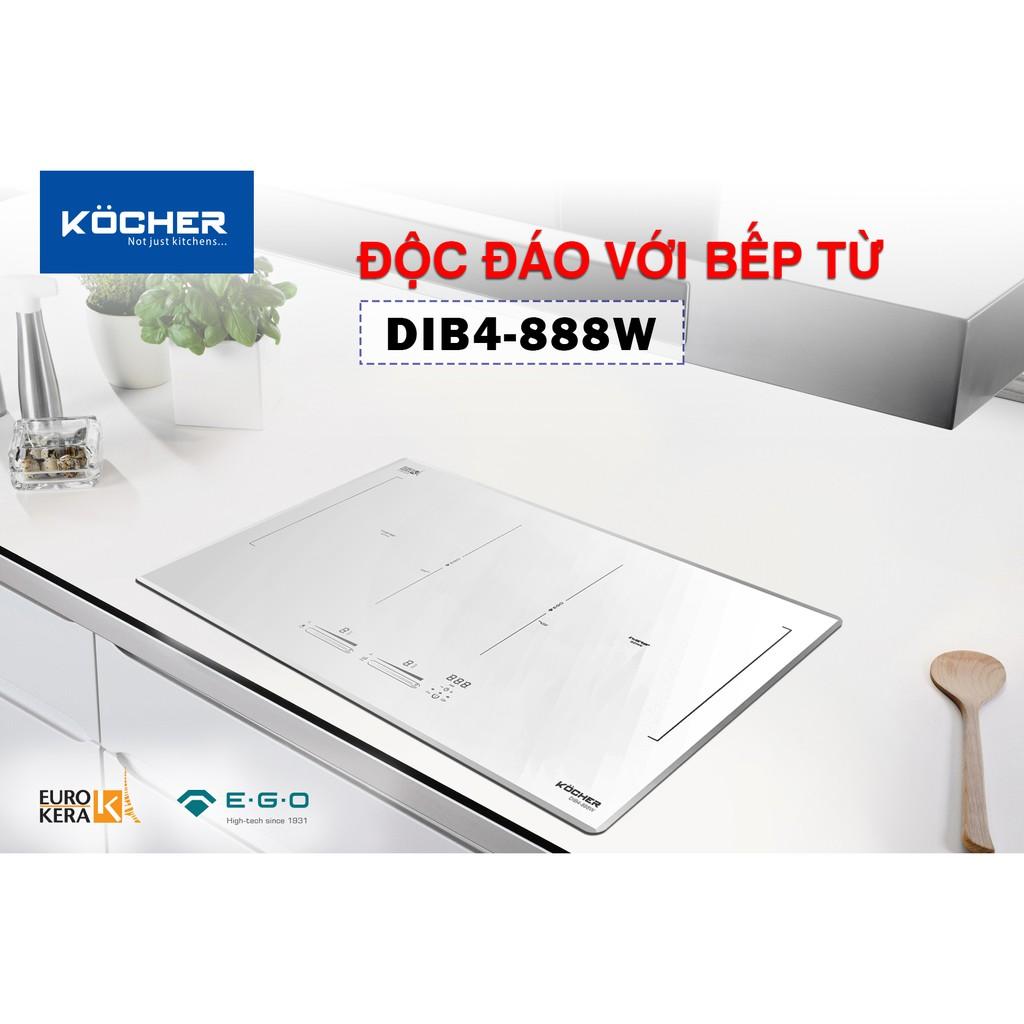 Bếp Điện Từ Đôi Kocher DIB4-888W( White ) - Hàng chính hãng