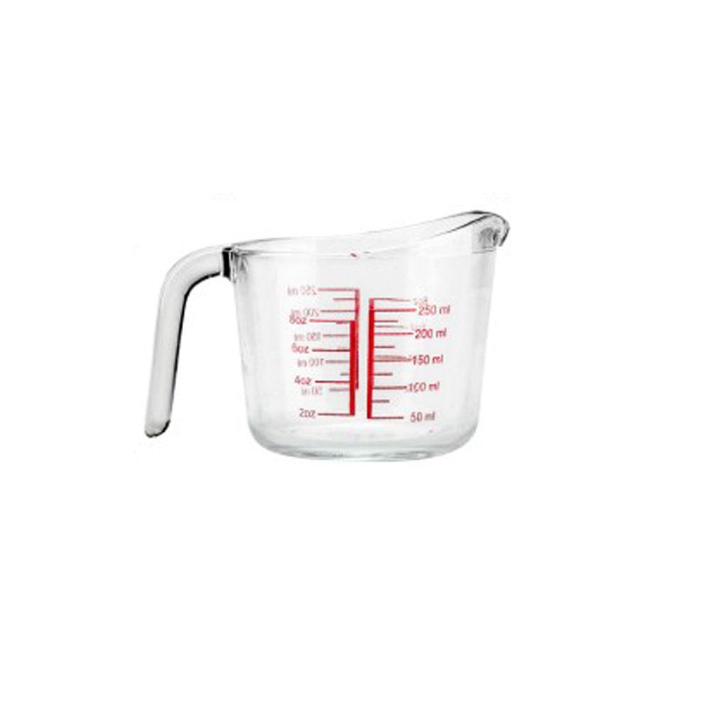 Glass Measuring Cup with Scale Cream Milk Measuring Cup Kitchen Baking Tool
