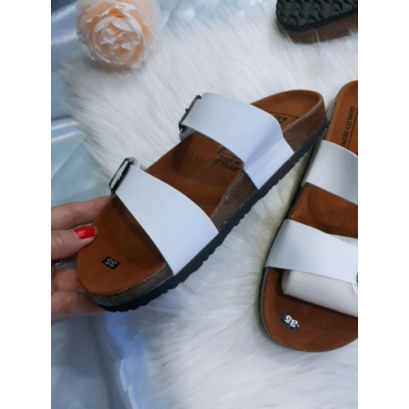 Dép nữ hai quai khóa mới