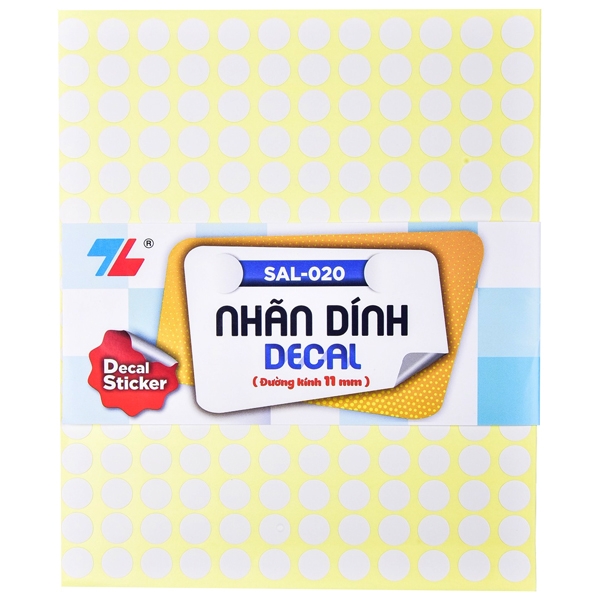 Bộ 2 Nhãn Dính Decal SAL-020