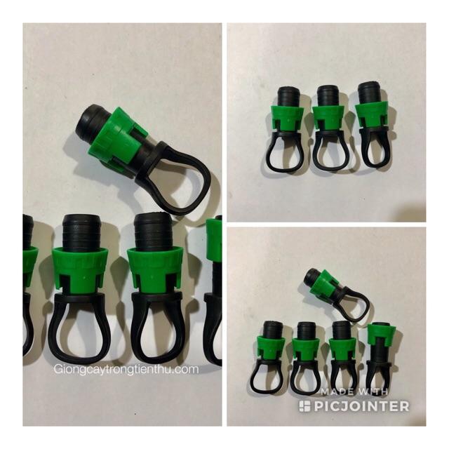 SET 10 CÁI CÚT BỊT NỐI NHANH DÙNG BỊT ĐẦU CUỐI DÂY TƯỚI NHỎ GIỌT,PHUN MƯA ỐNG 16mm