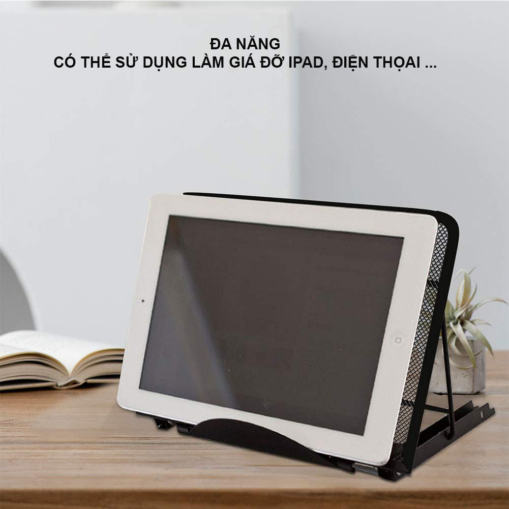 Giá Đỡ Latop, Macbook, Máy Tính Xách Tay Thiết Kế Lưới Tản Nhiệt 06 Nấc Điều Chỉnh  Chiều Cao - Hàng Chính Hãng Tamayoko