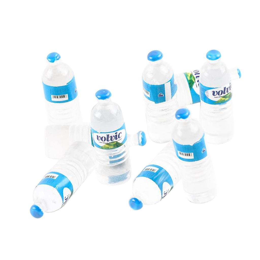 10pcs Mini Resin Craft Micro Landscaping Decor Water Bottles for Doll House
