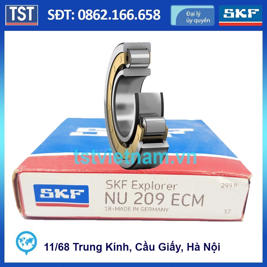 Vòng bi SKF NU 209 ECM (Chính hãng 100%)