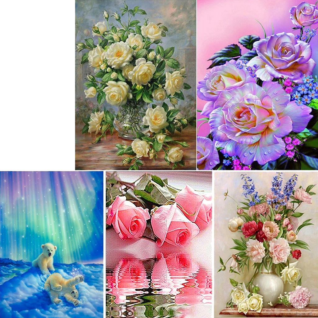 5D DIY Diamond Painting Kit Cross Stitch Pictures for Home Decor
