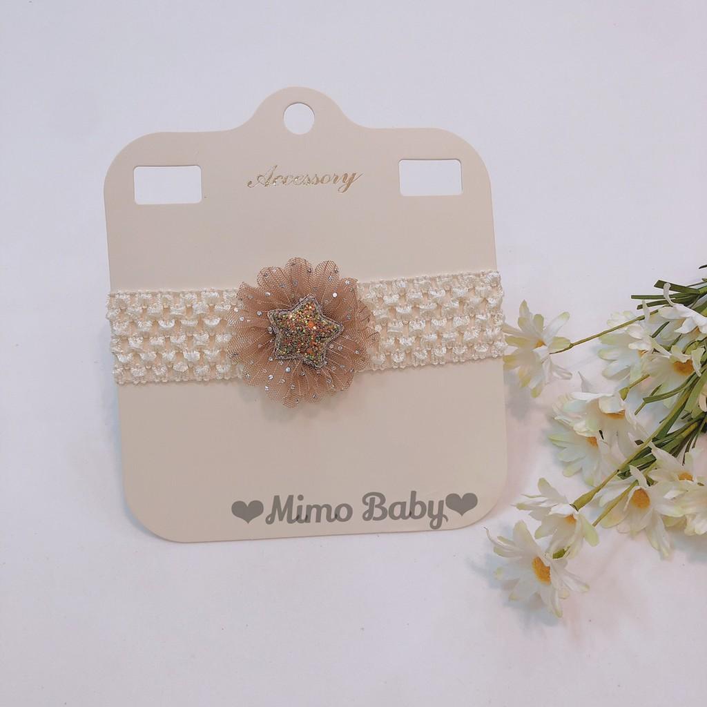 Băng đô cho bé - Bản thun to ngôi sao