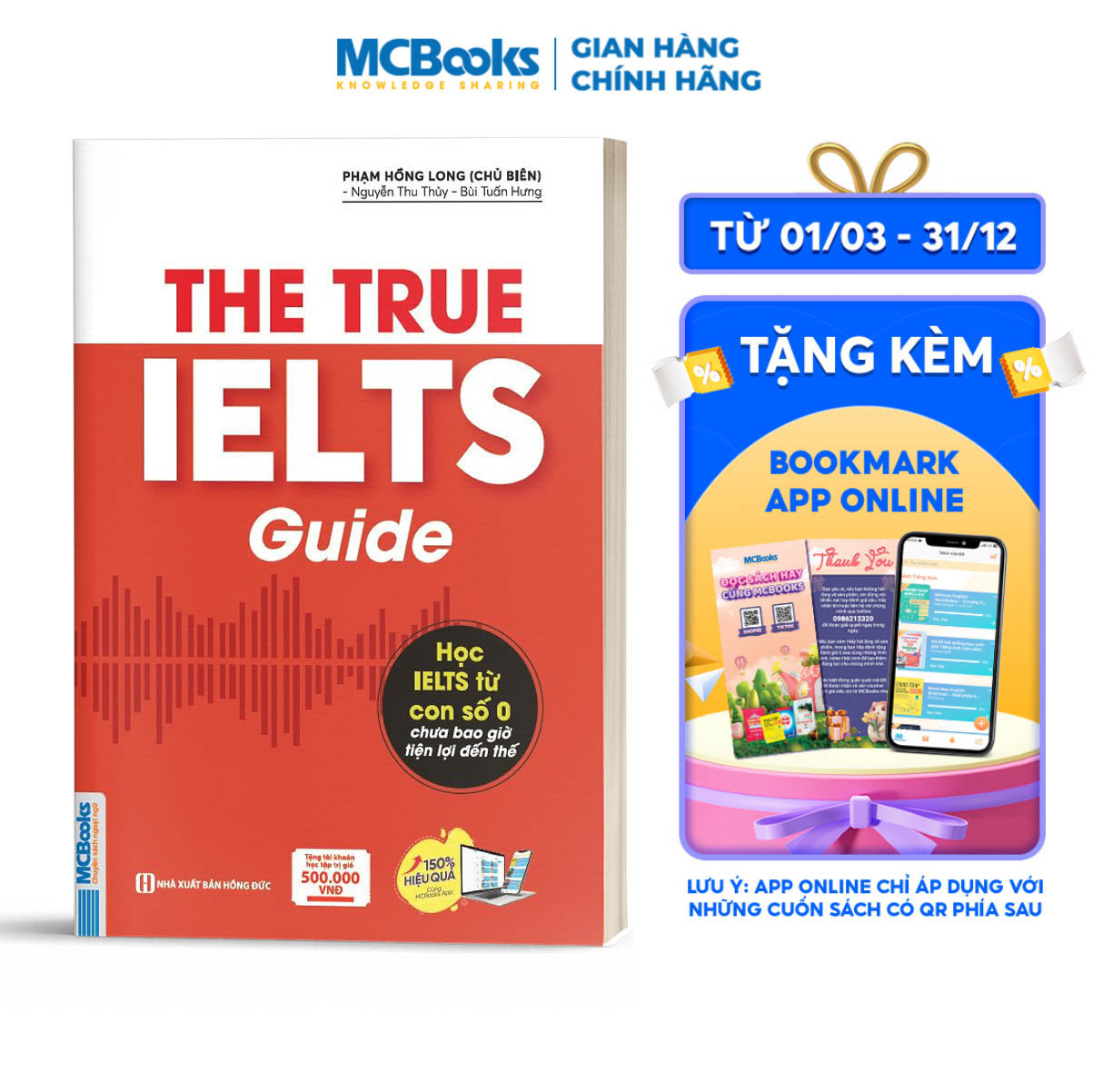 The True Ielts Guide - Cẩm Nang Hướng Dẫn Tự Học Ielts Chuẩn Cho Người Mới Bắt Đầu - Tặng Tài Khoản Học Tập