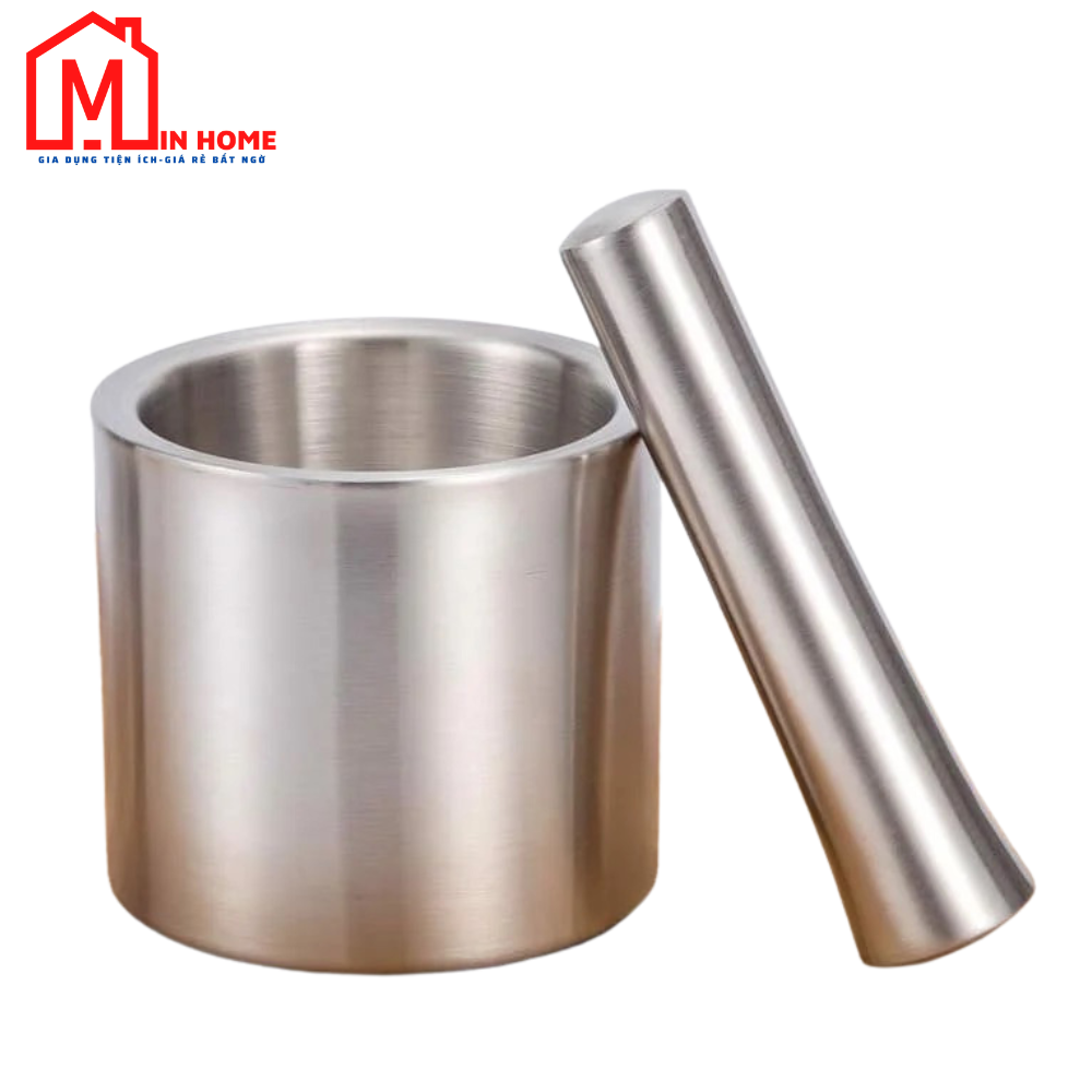 Bộ Chày Cối 2 Lớp Inox 304 Chống Han Gỉ