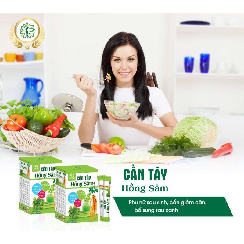 Cần tây Hồng Sâm Lan Chi : đào thải đọc tố, tăng cường sức khỏe, tốt cho hệ tiêu hóa, đường ruột