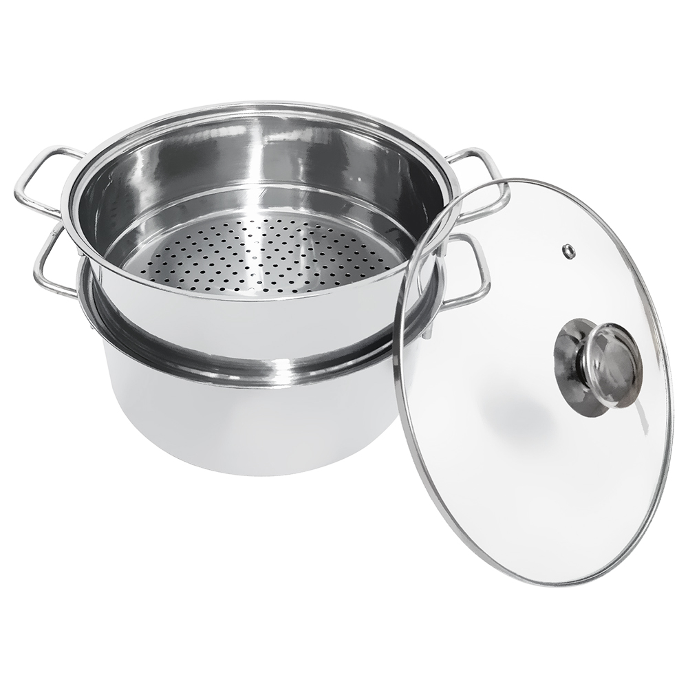 Bộ nồi xửng 2 món inox Duxton DG-24NX 24cm