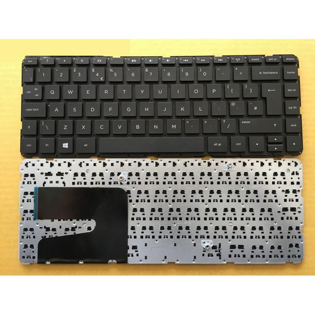 Lovoski Laptop Keyboard UK for HP Pavilion 14-e 14-e000 14-e016la 14-E No Frame