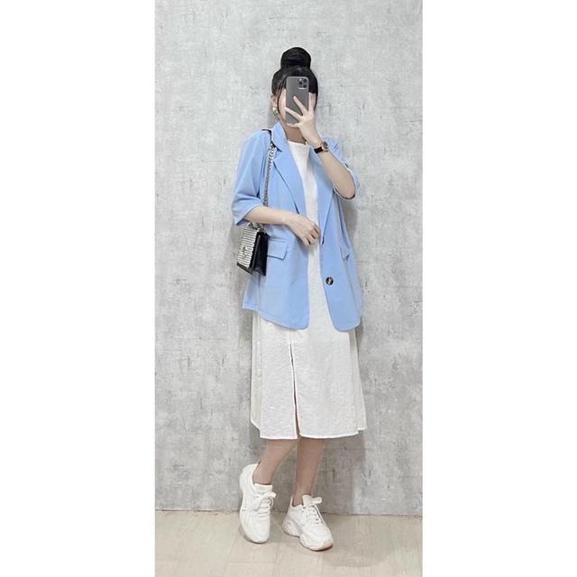 Blazer Tay Lỡ 5 Màu Như Hình(Xả Kho Kèm Ảnh Thật 100%)