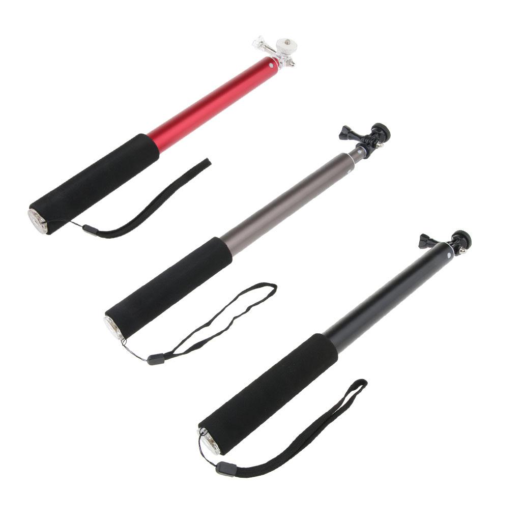 Extendable Selfie Stick Monopod Pole Handheld Holder For GoPro /Mobile Phone