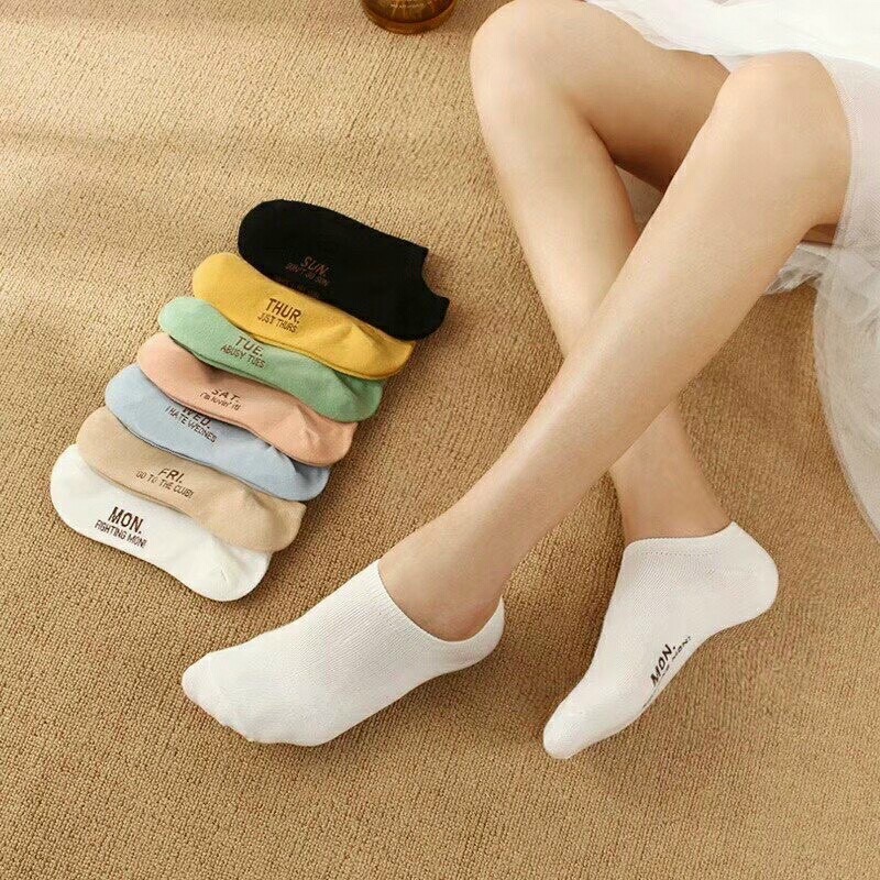 Bộ 7 đôi tất vớ nữ đi trong tuần