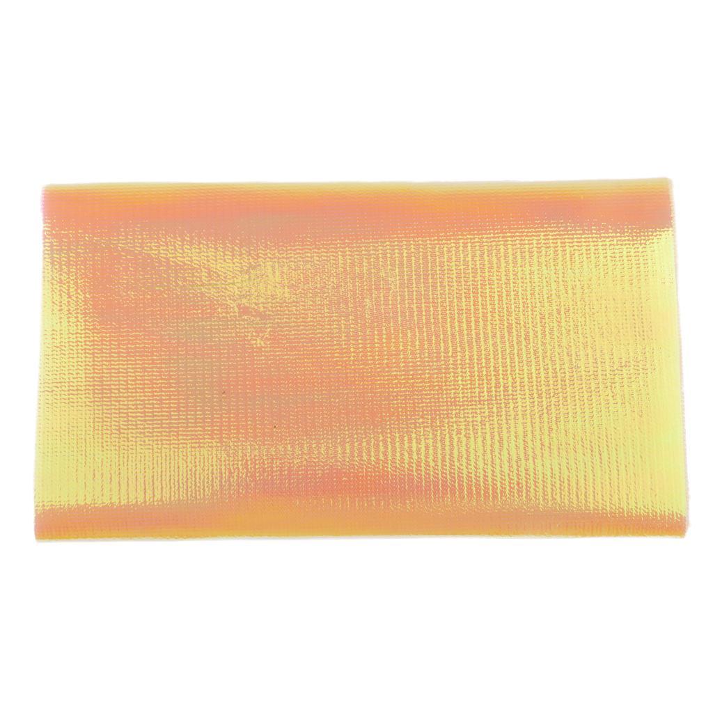 2-4pack DIY Fishing Lure Tape Reflective Flash Tape Fly Tying Materials Yellow