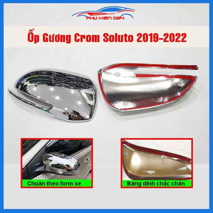 Ốp gương Soluto 2019-2020 mạ crom bảo vệ chống trầy trang trí làm đẹp xe