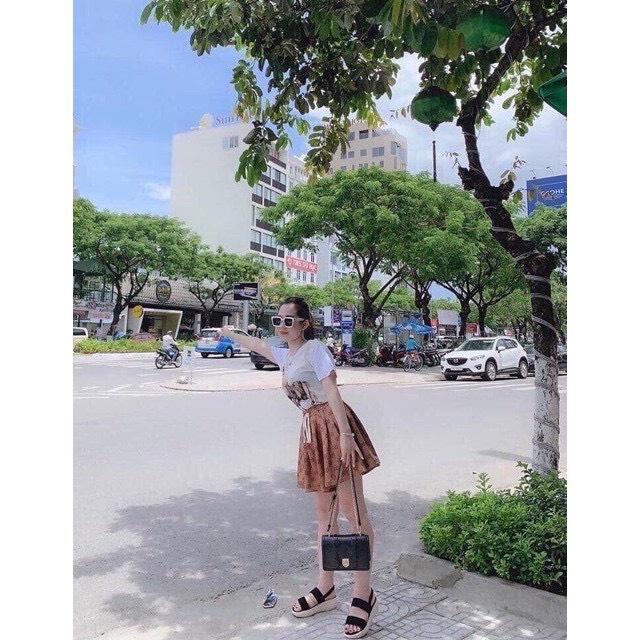 Giày Sandal Đế Xuồng Dày 3CM Thời Trang Mùa Hè Cho Nữ siêu nhẹ. Dép quai hậu độn đế siêu hót. MET SHOP
