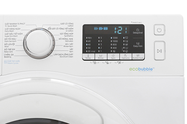 Máy Giặt Cửa Trước Inverter Samsung WW80K52E0WW/SV (8kg) - Hàng Chính Hàng - Chi Giao tại HCM