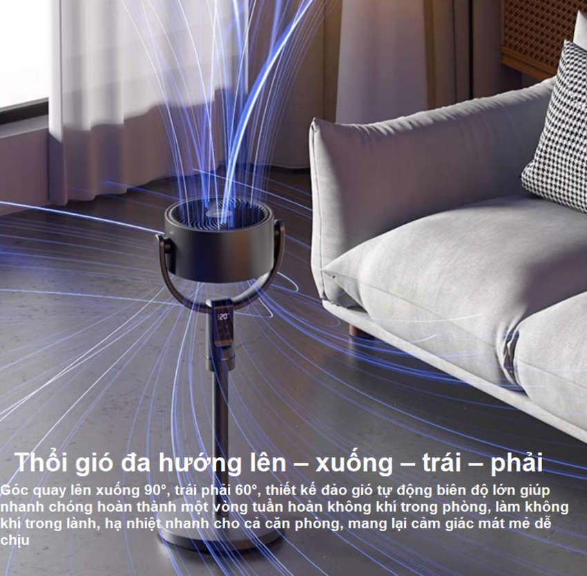 HÀNG CHÍNH HÃNG - Quạt tuần hoàn không khí Serial 3000, động cơ biến tần cao cấp. Thương hiệu Hà Lan nổi tiếng Philips - ACR3242CFD