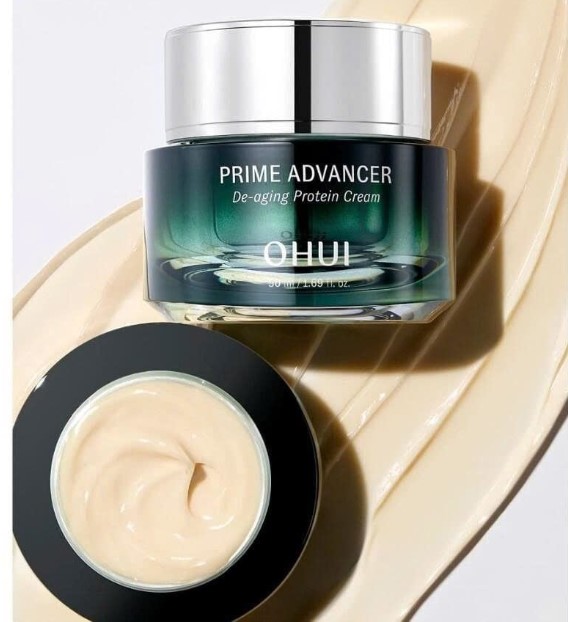 Kem dưỡng chống lão hoá, rạng rỡ da OHUI Prime Advancer De-Aging Protein Cream 50ml