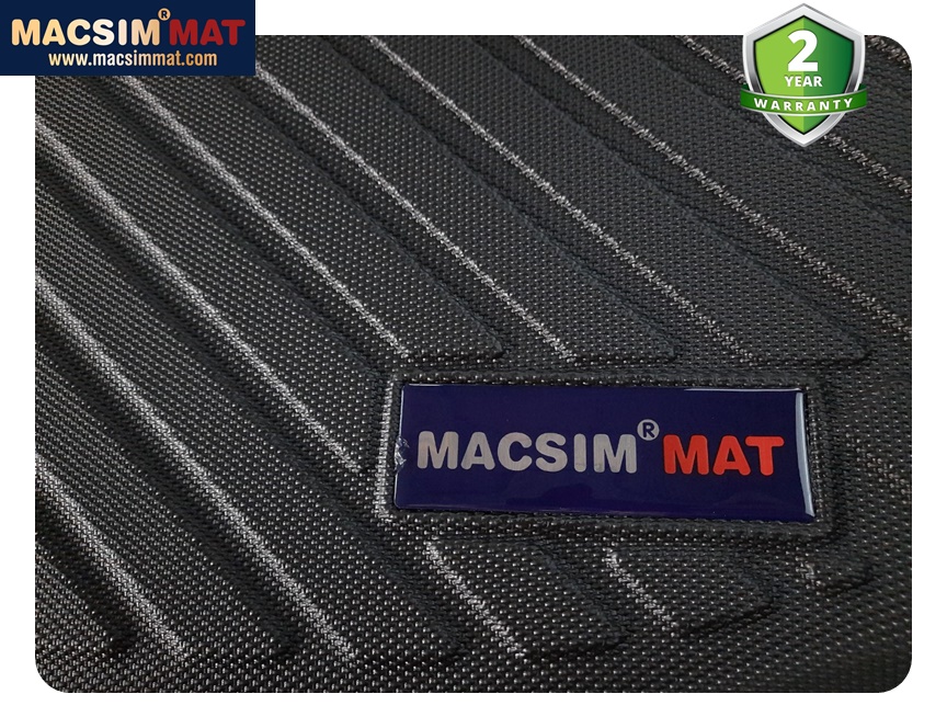 Thảm lót cốp xe ô tô Ford Explorer 2018-đến nay nhãn hiệu Macsim chất liệu TPV cao cấp màu đen