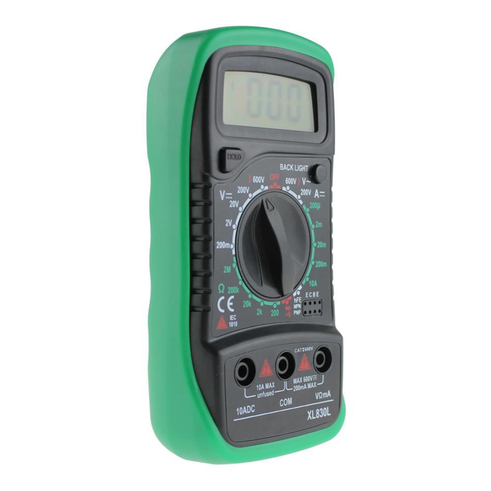 Digital LCD Multimeter Voltmeter Ammeter AC/DC/OHM Volt Tester Test Current