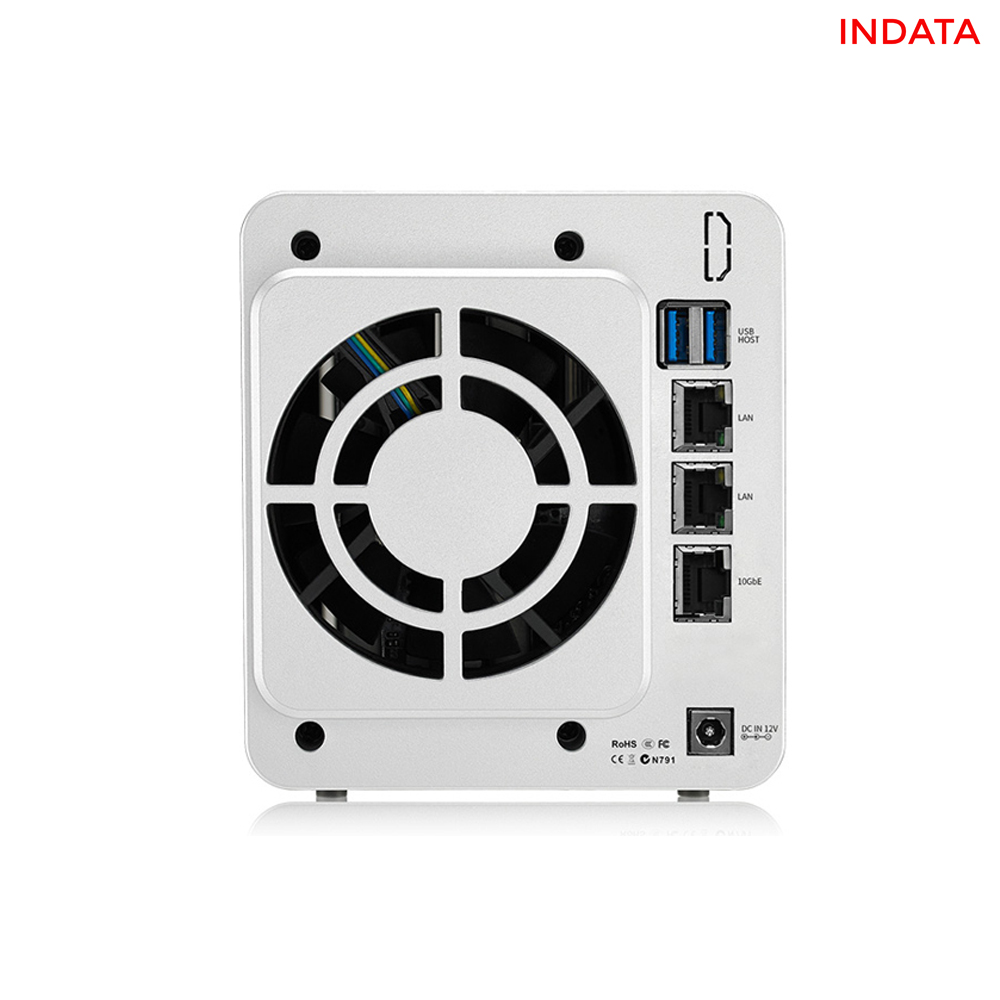 Bộ lưu trữ mạng NAS TerraMaster F2-422, LAN 10Gbps, Intel Quad-Core 1.5GHz, 6GB RAM, 651MB/s, 2 khay ổ cứng RAID 0,1,JBOD,Single - Hàng chính hãng