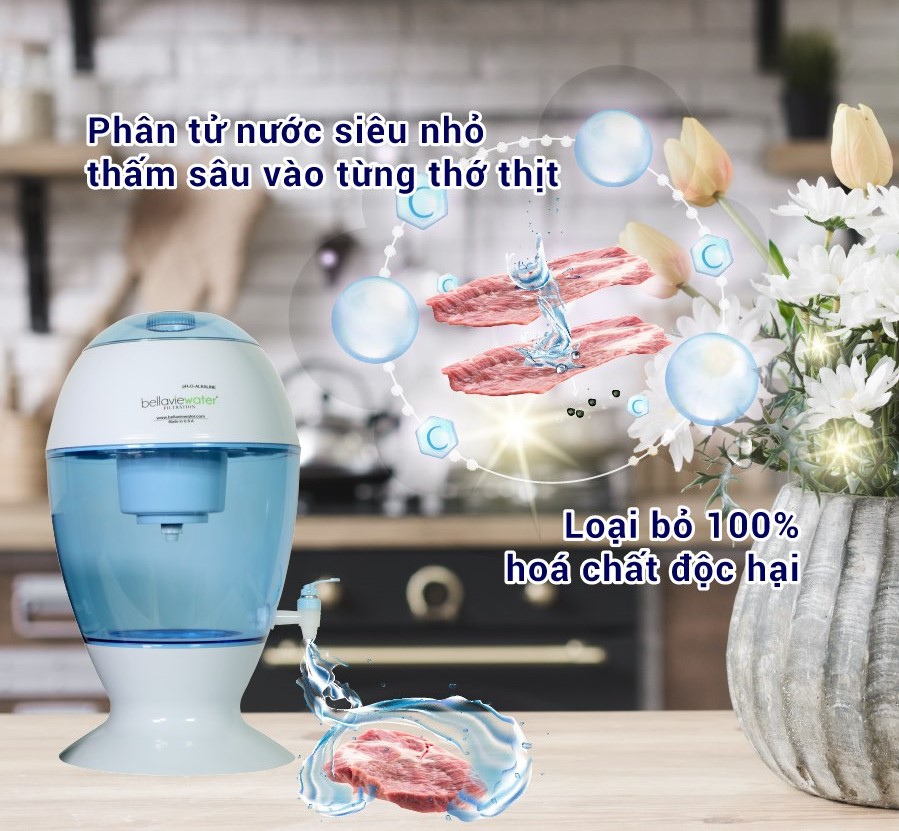 Máy Lọc Nước Ion Kiềm BellaVie Water- Công Nghệ Mới Nhập Khẩu USA