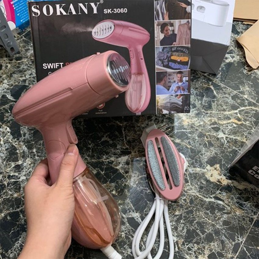Bàn Là Hơi Nước Cầm Tay SK3060 Công Suất 1500W, Bàn Ủi Hơi Nước Cầm Tay Mẫu Mới 2022 ZA65