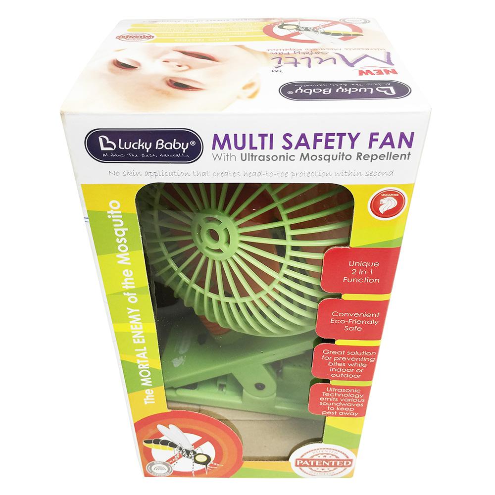 Quạt kẹp an toàn kiêm đuổi muỗi Multi safety fan ultrasonic mosquito repellent Lucky Baby