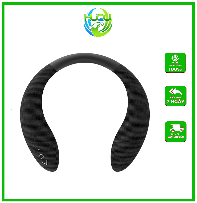 Loa Nghe Nhạc Bluetooth Huqu G600 - Thiết Kế Đeo Cổ Thể Thao Cá Tính - Hỗ Trợ Gắn Thẻ Nhớ, Nghe FM - Hàng Chính Hãng