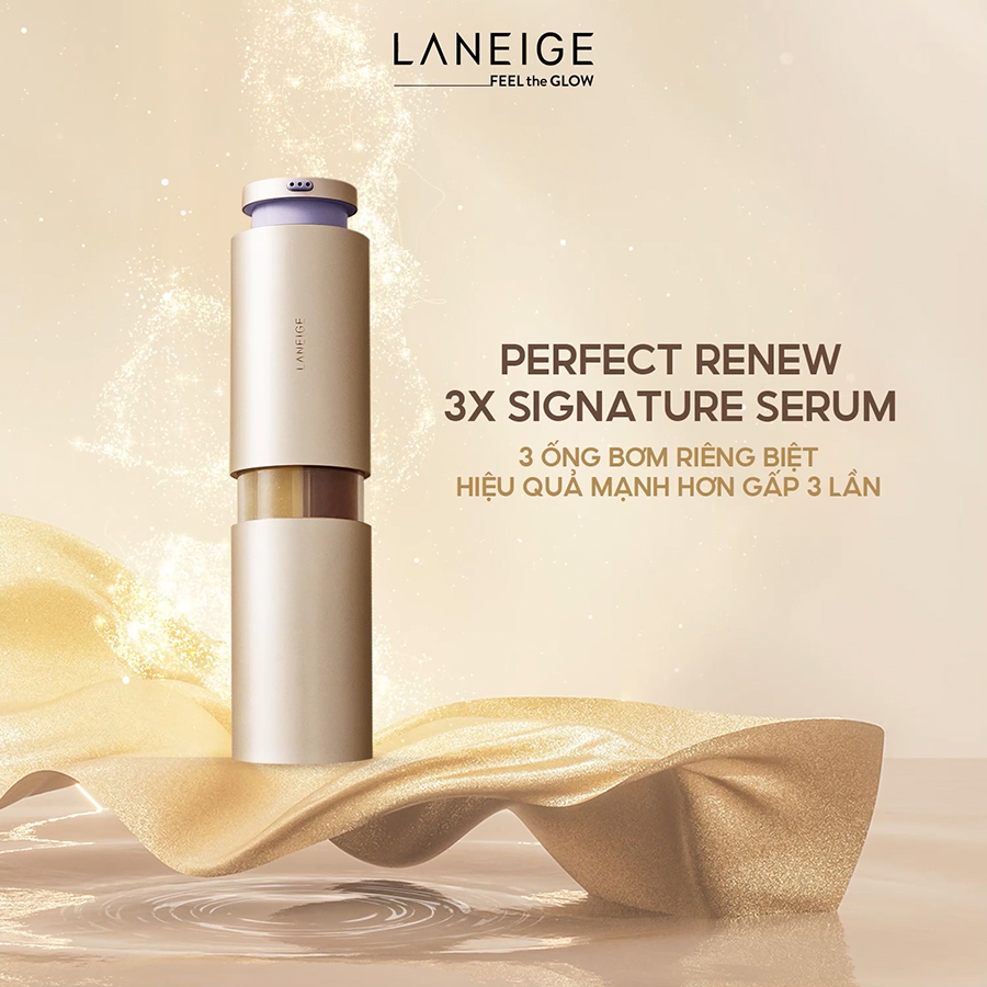 Tinh chất chống lão hóa 3 hoạt chất Laneige Perfect Renew 3X Signature Serum 40ml