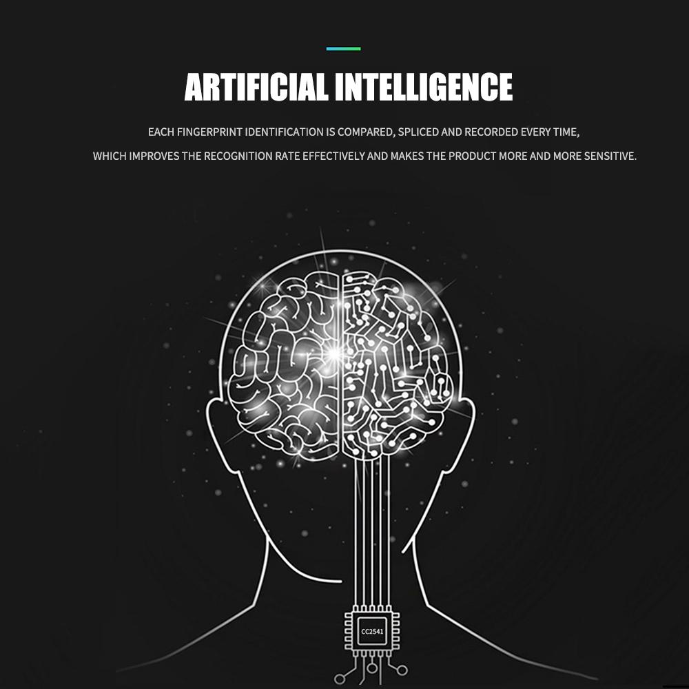 Ổ khóa vân tay thông minh GS40F Bạc