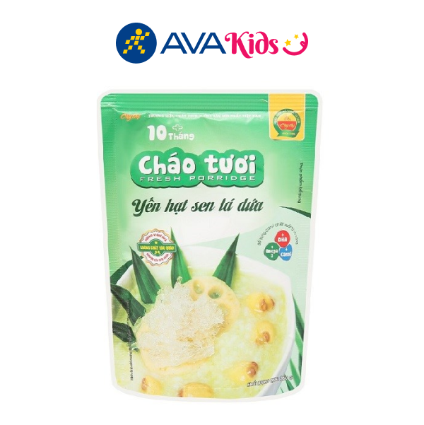 Cháo tươi yến hạt sen lá dứa Cây Thị gói 260g